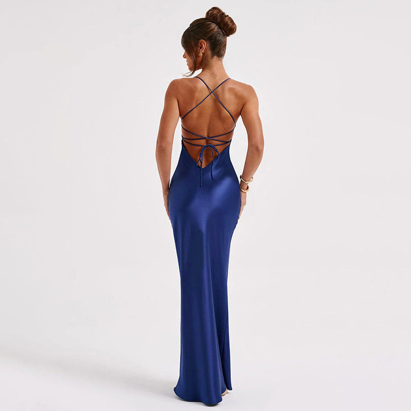 Malika Maxi Dress - Navy