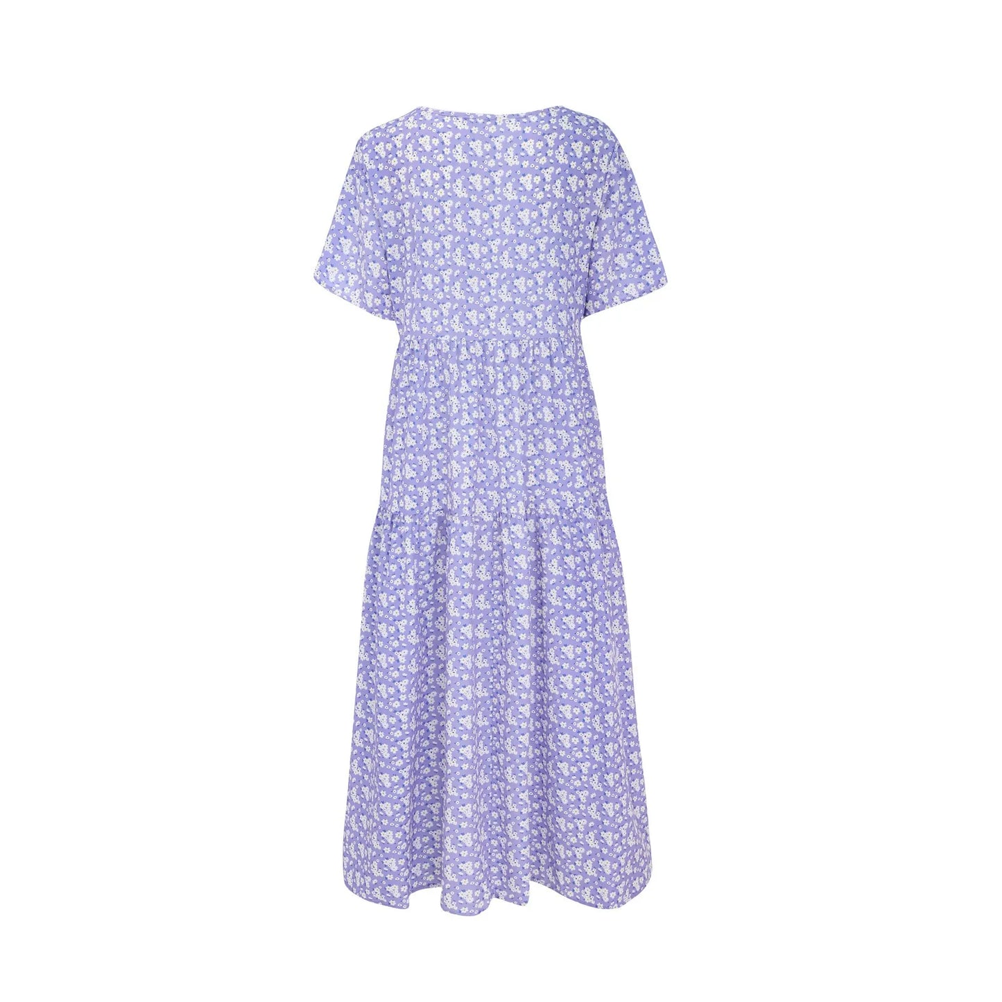 Casual Loose Oversize Flower Print Dress